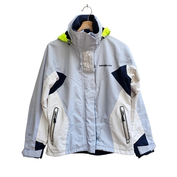Sailing Jacket Henri Lloyd Marine Technology TP1 with Yellow Hood, Size Small - Picture 1 of 15